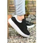 Riccon Siyah Beyaz Erkek Sneaker