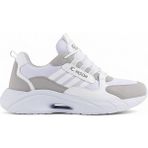 Riccon Torrine Unisex Sneaker Kadın Beyaz Triko Malzeme Düz Taban Günlük Kullanım İçin Rahat Tasarım