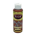 Rich 120-0738 Akrilik Boya Metalik Bakır 120 cc Su Bazlı Yüksek Örtme Gücü ile Dekoratif Kullanım