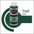 Rich 130cc 215 Yeşil Akrilik Boya
