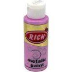 Rich 761 120 ml Pembe Metalik Akrilik Boya