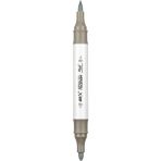 Rich Art-X Acrylic Duo Marker Çift Uçlu Su Bazlı Boyama Kalemi NO:130 Taş Gri
