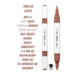Rich Art-X Çift Uçlu Akrilik Marker Çizim Kalemi Her Yüzeye Uygun Kalıcı Mürekkep 1-6 Mm Uç Kalınlıkları,SYFARTXAKRİLİK65
