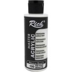 Rich Beyaz Boya Akrilik 120CC Master N:100 Yoğun Pigment ve Üstüm Kapatıcılık