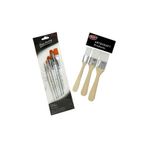 Rich Boya Rich Keep Smile 6'Lı Set Fırça + 3'Lü Beyaz Kıl Fırça Rich Beyaz 6+3