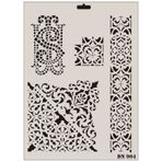 Rich Dantel Seri DN-904 35x25 cm Stencil