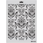 Rich Dantel Seri DN-912 35x25 cm Stencil