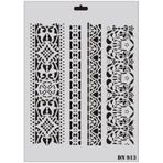 Rich Dantel Seri DN-913 35x25 cm Stencil