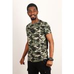 Rich Desenli Erkek Bisiklet Yaka T-shirt %100 Pamuk Tişört
