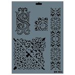 Rich DN-904 Dantel Stencil 25x35 cm Boyama Şablonu