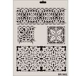 Rich DN-905 Dantel Stencil 25x35 cm Boyama Şablonu