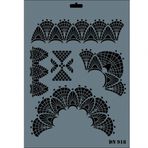 Rich DN-918 Dantel Stencil 25x35 cm Boyama Şablonu