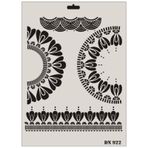 Rich DN-922 Dantel Seri 35x25 cm Stencil
