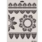 Rich DN-924 Dantel Stencil 25x35 cm Boyama Şablonu
