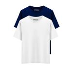 Rich Erkek 2 Li Paket %100 Pamuk Oversize Tişört Basic Bisiklet Yaka Kısa Kollu T-Shirt