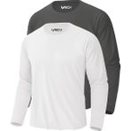 Rich Erkek Beyaz-Antrasit 2'li Paket Basic Uzun Kollu Sporcu Body - M - Beyaz - Füme