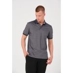 Rich Erkek Düz Renk Cepli Polo Yaka Tişört T-shirt - Gri - 2XL