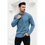 Rich Erkek Indigo Basic Uzun Kollu Sporcu Body - İndigo - XL