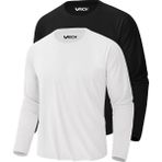 Rich Erkek Siyah-Beyaz 2'li Paket Basic Uzun Kollu Sporcu Body - Siyah - Beyaz - M