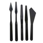 Rich FRRICH-127 Siyah Plastik 5'li Set Spatula