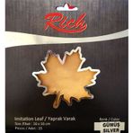 Rich İmitasyon Yaprak Varak 25 Adet 16x16cm Gümüş