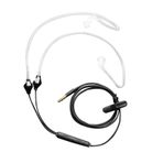RICH IStereo Kulak Kulaklığı, Hava Tüpü Radyasyon Önleyici Kulaklık, Kulak İçi Stereo Gürültü İzolasyonlu, Radyasyon Önleyici Kulaklık, Cep Telefonu için Mikrofonlu