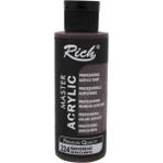 Rich Kahverengi Boya Akrilik 120CC Master N:224 Yoğun Pigment ve Üstüm Kapatıcılık