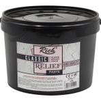 Rich Klasik Rölyef Pasta Beyaz Su Bazlı Yüksek Kalite 3500 GR Sanatsal Çalışmalar İçin