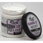 Rich Klasik Rölyef Pasta Yüksek Kalite Su Bazlı 350 GR Beyaz Renkli Sanatsal Malzeme
