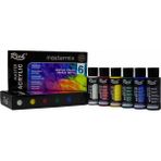 Rich Mastermix Akrilik Boya Mini Set 6'lı Set, Ahşap, Tuval, Kağıt Zeminlere Uygun