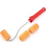 Rich Metal Saplı Kadife Rulo Set 5 cm Kırmızı Renkli Yüksek Kaliteli