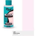 Rich Multi Surface Bebek Pembe N:2138 Her Yüzey Akrilik Boya (Cam,ahşap,tuval,seramik,plastik) 120CC