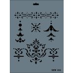 Rich N-103 Yeni Seri XL 35x25 cm Stencil
