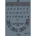 Rich N-114 Yeni Seri XL 35x25 cm Stencil