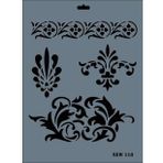 Rich N-118 Yeni Seri XL 35x25 cm Stencil