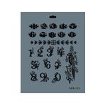 Rich N-123 Yeni Seri XL 35x25 cm Stencil