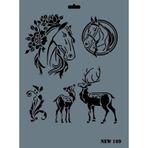 Rich N-169 Yeni Seri XL 35x25 cm Stencil