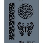 Rich NEW-477 Stencil 25x35 cm Boyama Şablonu