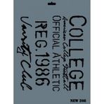 Rich New Seri N 208 35x25 cm Stencil