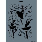 Rich New Seri N-312 35x25 cm Stencil