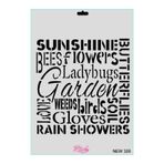 Rich New Seri N 326 35x25 cm Stencil