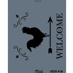 Rich New Seri N-416 25x35 cm Stencil