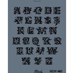 Rich New Seri N-465 35x25 cm Stencil