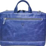 RİCH SMİTH ® GERÇEK DERİ 13" LAPTOP EVRAK ÇANTASI / 10617 LACİVERT (DUMANLI P.)