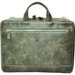 RİCH SMİTH ® GERÇEK DERİ 13" LAPTOP EVRAK ÇANTASI / 10617 YEŞİL (DUMANLI P.)