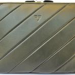 RİCH SMİTH ® GERÇEK DERİ 13" LAPTOP VE A4 EVRAK EL ÇANTASI CLUTCH / 6218 YEŞİL (ŞERİT KUZU)