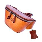 RİCH SMİTH ® GERÇEK DERİ BEL ÇANTASI / 5219 TABA (DUMANLI)