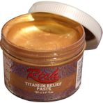 Rich Titanium Metalik Rölyef Pasta 160 Cc. 5516 Antik Altın