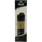 Rich Yan Kesik Fırça Yeni Seri 04 6 Lı 2-4-6-8-10-12 Numara Set4-01321