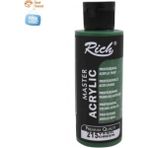 Rich Yeşil Boya Akrilik 120CC Master N:215 Yoğun Pigment ve Üstüm Kapatıcılık